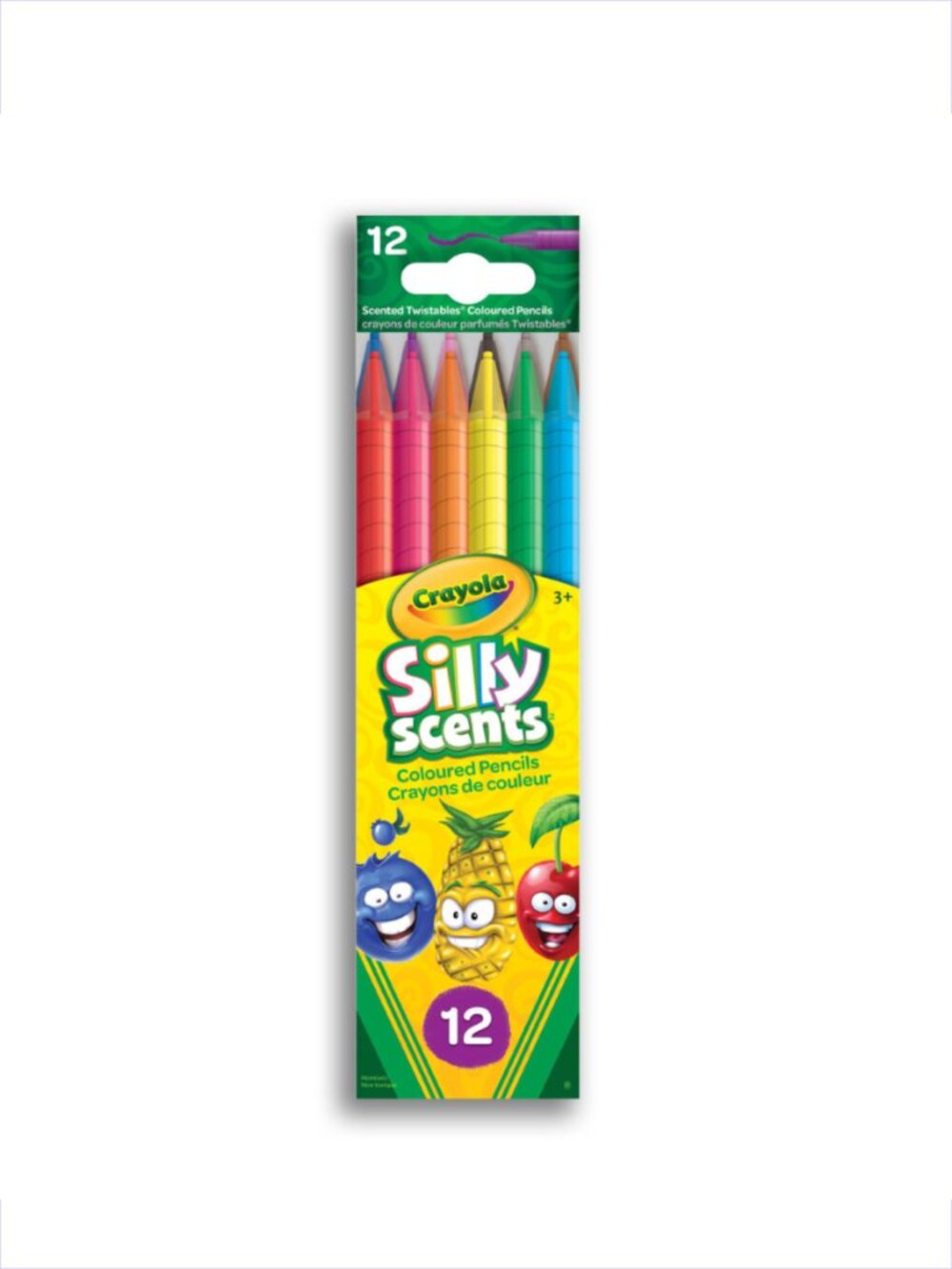 Crayola Silly Scents Twistables Coloured Pencils 12 Count New in Box Add-On Item
